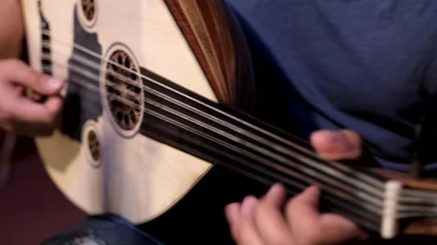 Oud Player Stock Footage 296318499