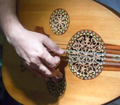 Oud player Stock Photos