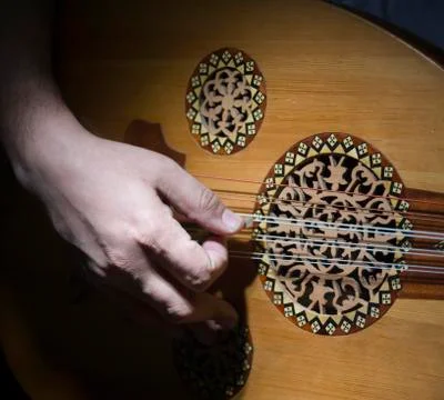 Oud player Stock Photos