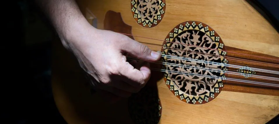 Oud player Stock Photos