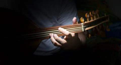 Oud player Stock Photos