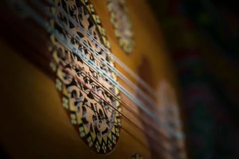 Oud player Foto stock