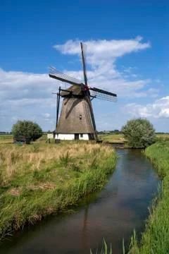 Oude Doornse windmill Stock Photos