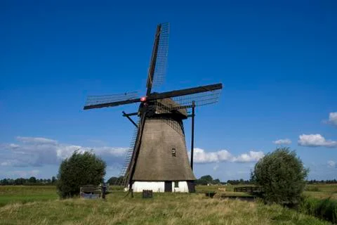 Oude Doornse windmill Stock Photos