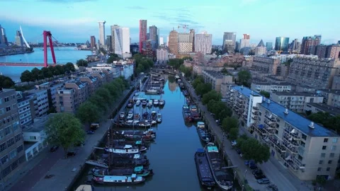 Oudehaven Rotterdam Stockbeeldmateriaal 158203691