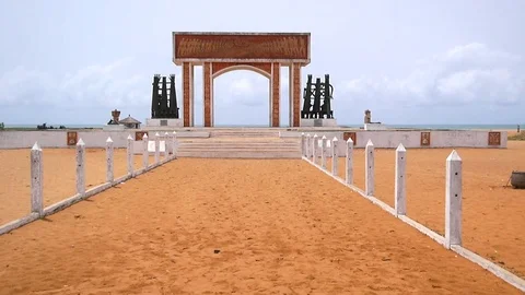Ouidah's Door of no return Stock Footage 81107539