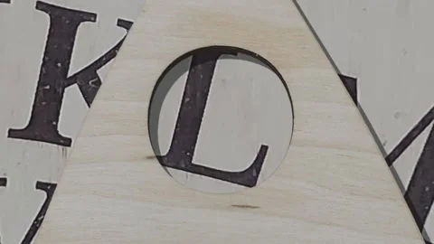 Ouija board's pointer moves on its own and writes the word Halloween Stock Footage 282407114