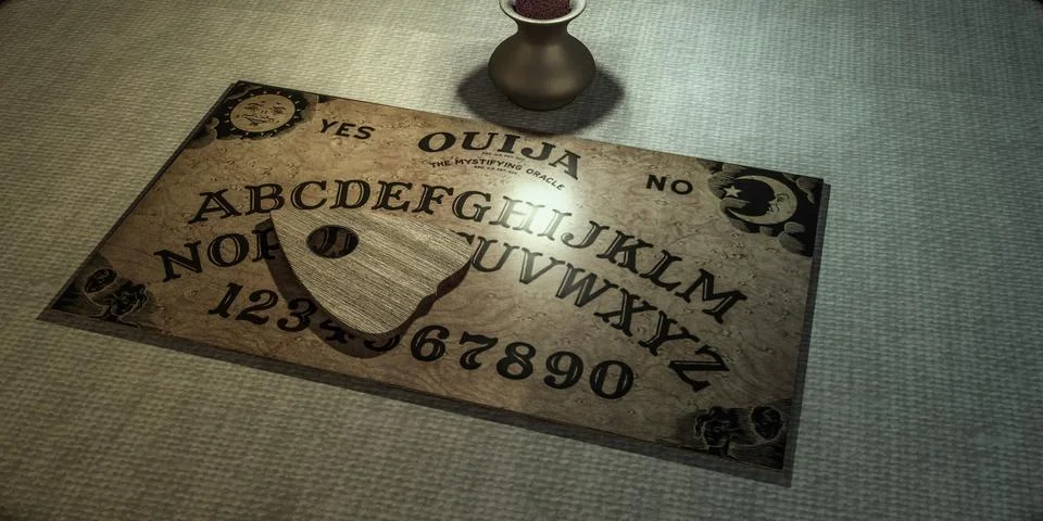 Ouija table Stock Illustration
