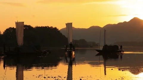 Oujiang River 動画素材 168002058