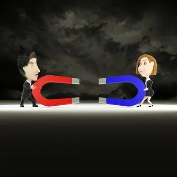 Our attraction. Stock Illustration