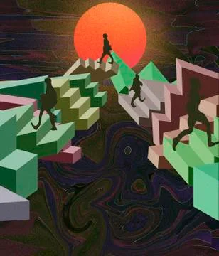 Our choices. Stock Illustration