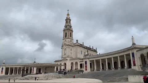 Our Lady of Fatima devotees follow Pope Francis' health closely, Fátima, PT - 07 Stock Footage 303629791