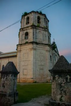 Our Lady of the Immaculate Conception catholic Church at Oslob in Sebu, Phili Stock Photos