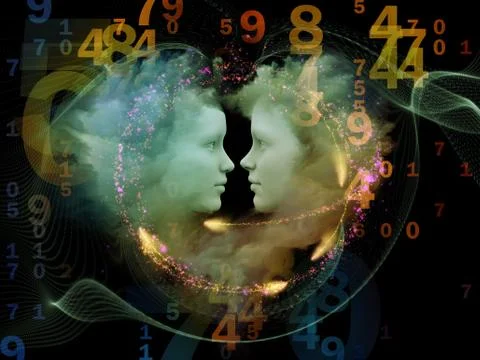 Our Lucky Numbers Stock Illustration