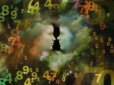 Our Lucky Numbers Stock Illustration