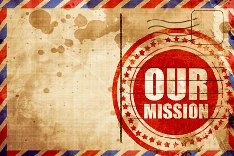 Our mission Stock Illustration