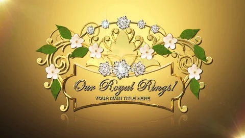 Our Royal Wedding Rings Stock After Effects