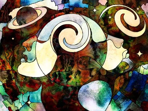 Our Universes Illustrazione stock