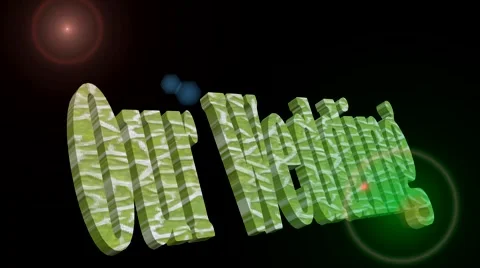 Our Wedding 3D Text Animation Stock Footage 40159516
