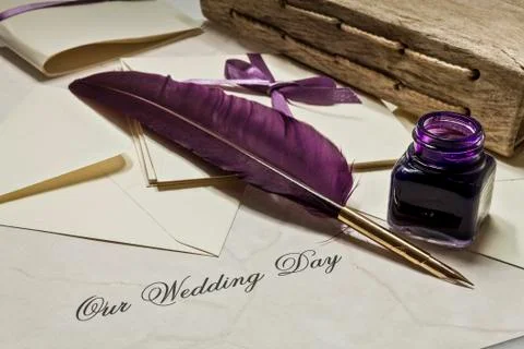 Our Wedding Day Stock Photos