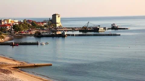 Ouranoupoli in Greece Video stock 24668691