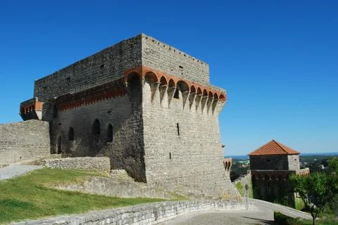 Ourem castle Stock Photos