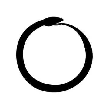 Ouroboros sign Stock Illustration
