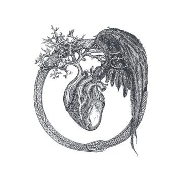 Ouroboros Vector Art Illustration Stock Illustration