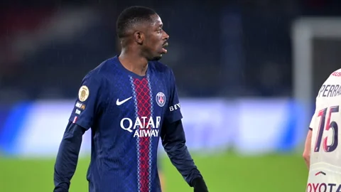 Ousmane Dembélé during Paris Saint-Germain (PSG) VS LOSC - Ligue 1 (2026) Stock Footage 340537606