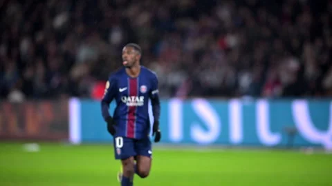 Ousmane Dembélé during Paris Saint-Germain (PSG) VS LOSC - Ligue 1 (2026) Video stock 340537607