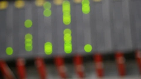 Out of focus artificial intelligence computer parts Stock Footage 88408795