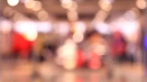 Out of focus background and unrecognizable people Vidéo 72546513