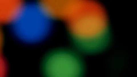 Out of focus background with moving bokeh circles night traffic and light. Stock Footage 128657882