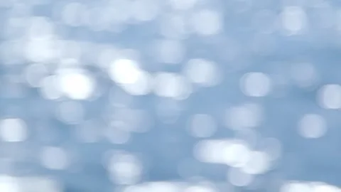Out of Focus, Bokeh of the sea surface, taken on ship Stock Footage 295918288