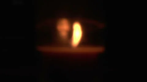Out of Focus Candle 01 Stock Footage 925200