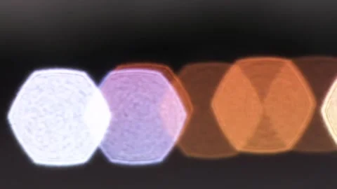 Out of Focus Car Headlights Stock Footage 200881224