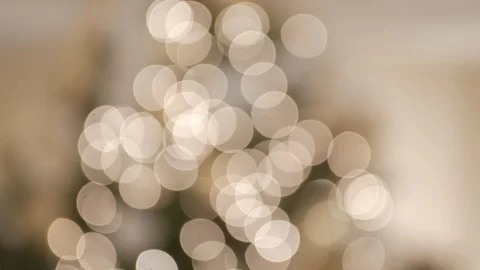 Out of focus christams tree bright lights Stock Footage 99208250