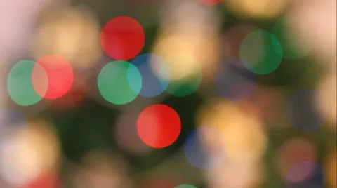 Out of focus christmas lights background Stock Footage 10795720