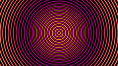 Out Of Focus Circular Hipnotic Color Gradient Transition Loop III Stock Footage 243257736