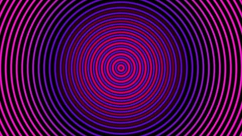 Out Of Focus Circular Hypnotic Color Gradient Transition Loop IV Stock Footage 243257741