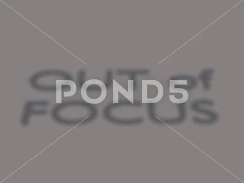 OUT of FOCUS concept Stock Photos