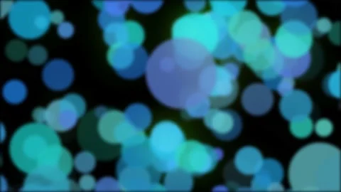 A Out of focus falling blue bokeh Video stock 155221583