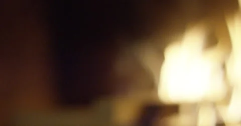 Out of focus fire Stock Footage 56922566