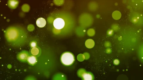 Out of focus green big shining dots - Circles HD motion animated background Stock Footage 81474148