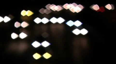 Out of focus Highway Stock Footage 8506091