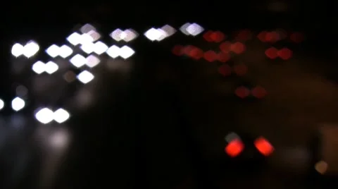 Out of focus Highway Stock Footage 8506138