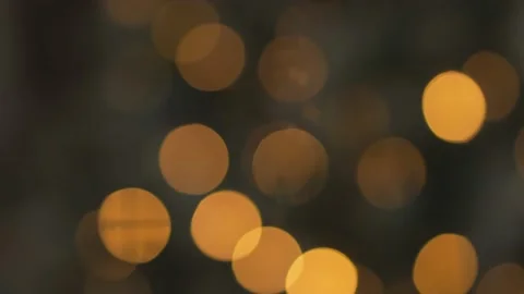 Out of focus holiday background. Light bokeh from Xmas tree. Stock Footage 227126207