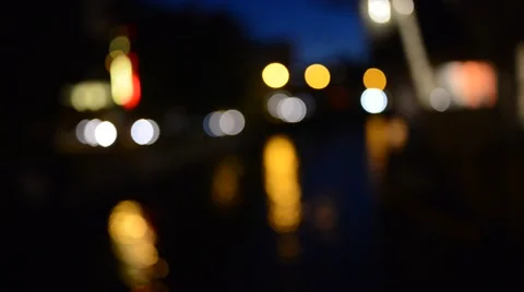 Out of Focus Lights Stock Footage 61324517