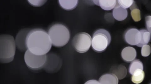 Out of focus lights - pan left 動画素材 52548875