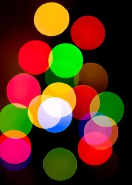 Out of focus lights Stock Photos